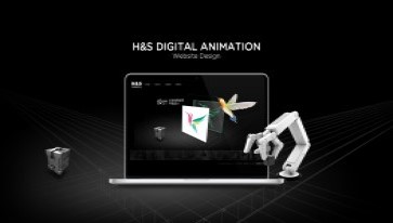 Website Digital 3D Animation Responsive design